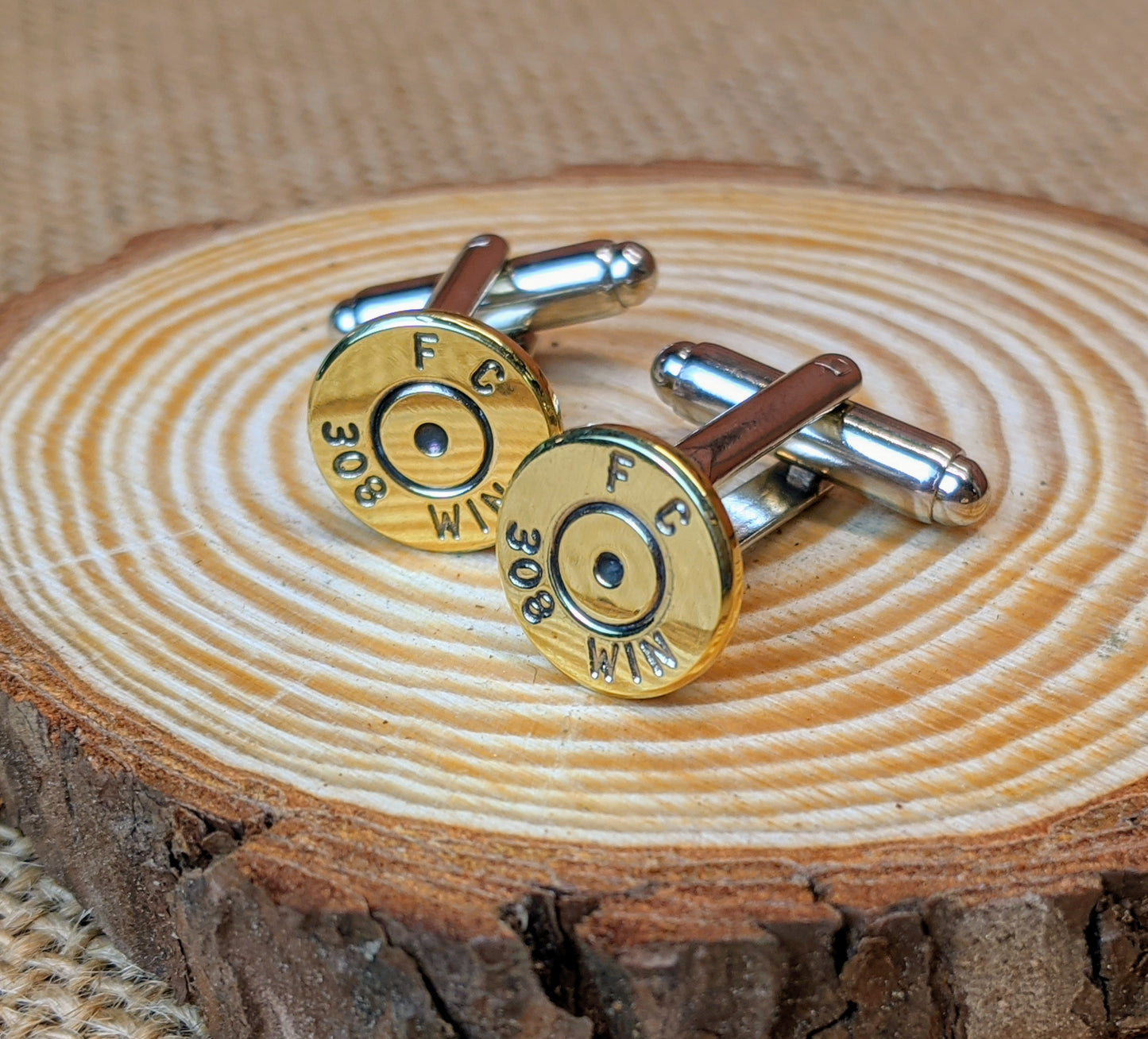 308 Calibre Cufflinks