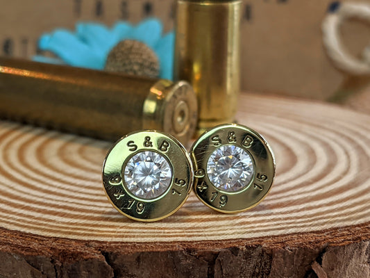 9mm CZ Earrings