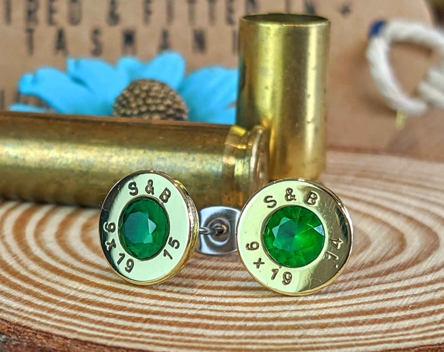 9mm CZ Earrings